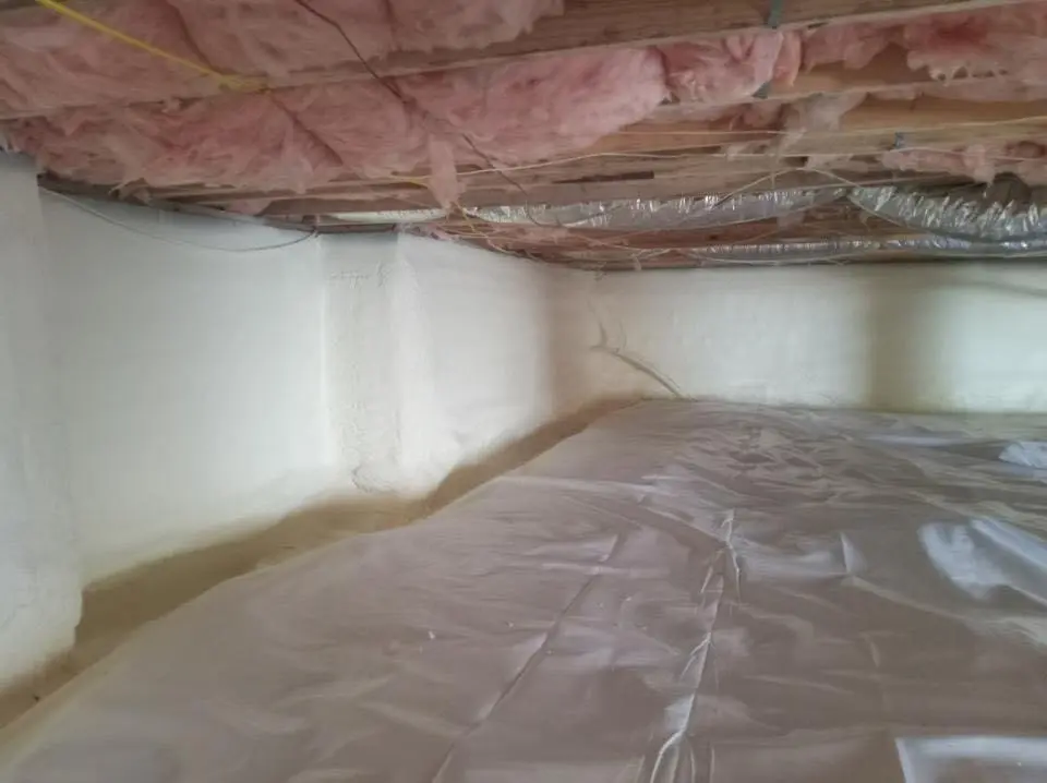 Crawl space encapsulation with closed-cell spray foam for Roof Maintenance in Newberry